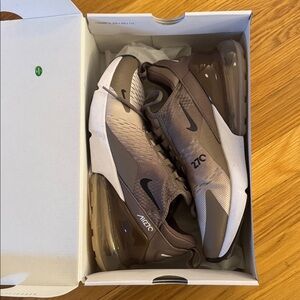 Nike Air Max 270 Men's Sneakers - Brown and White